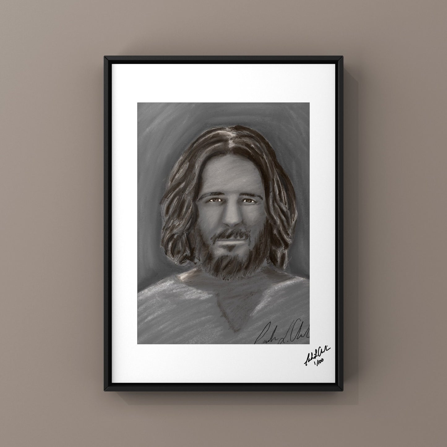 "Jesus from The Chosen" - Digital Art - Photo Print