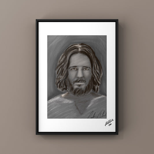 "Jesus from The Chosen" - Digital Art - Photo Print