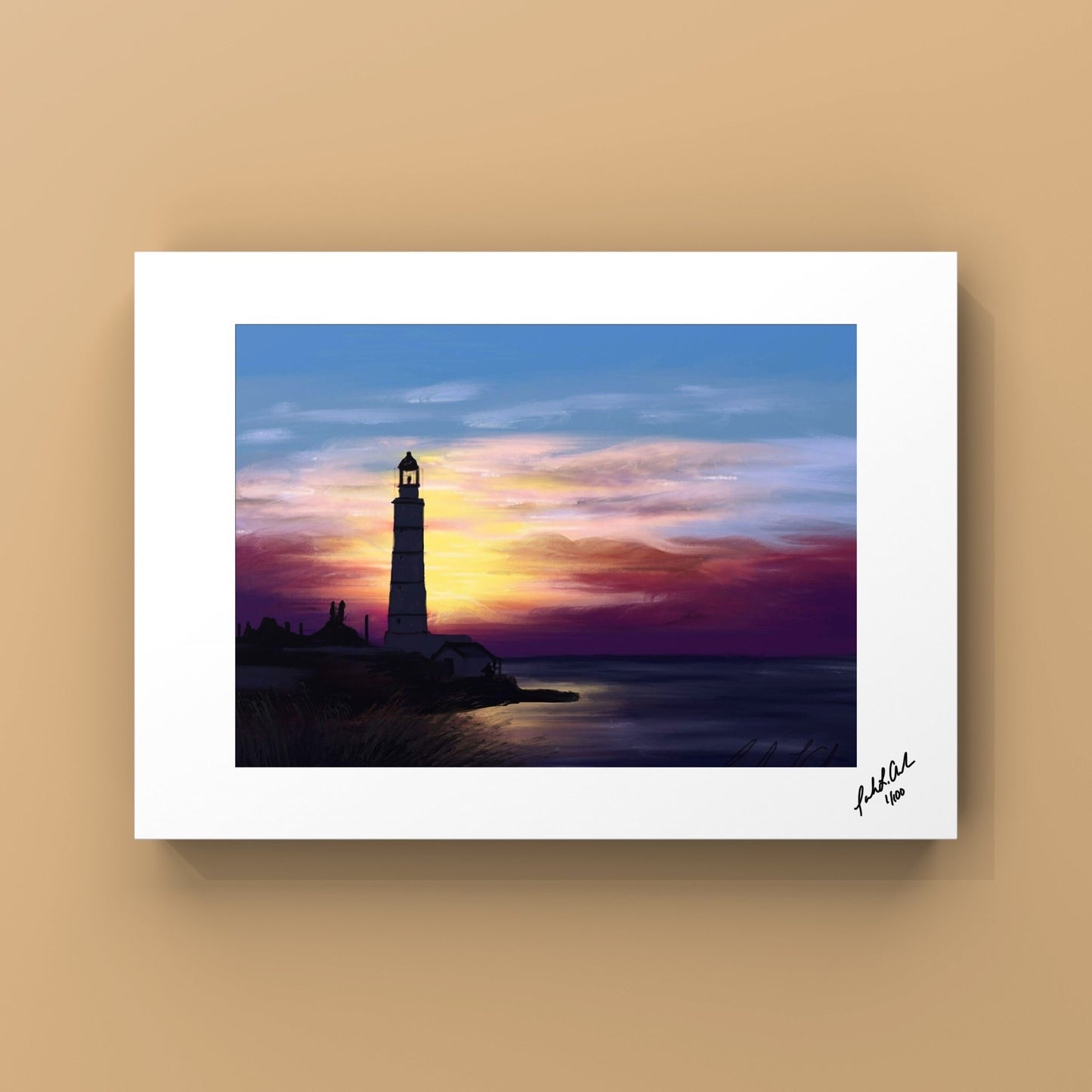 "Sunset Light" - Digital Art - Photo Print