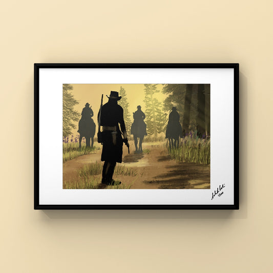 “Showdown” - Digital Art - Photo Print