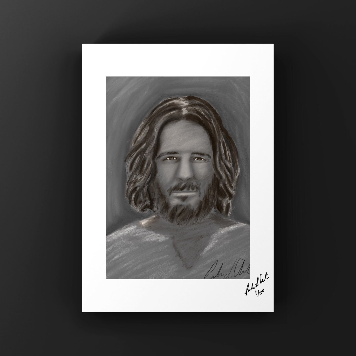 "Jesus from The Chosen" - Digital Art - Photo Print