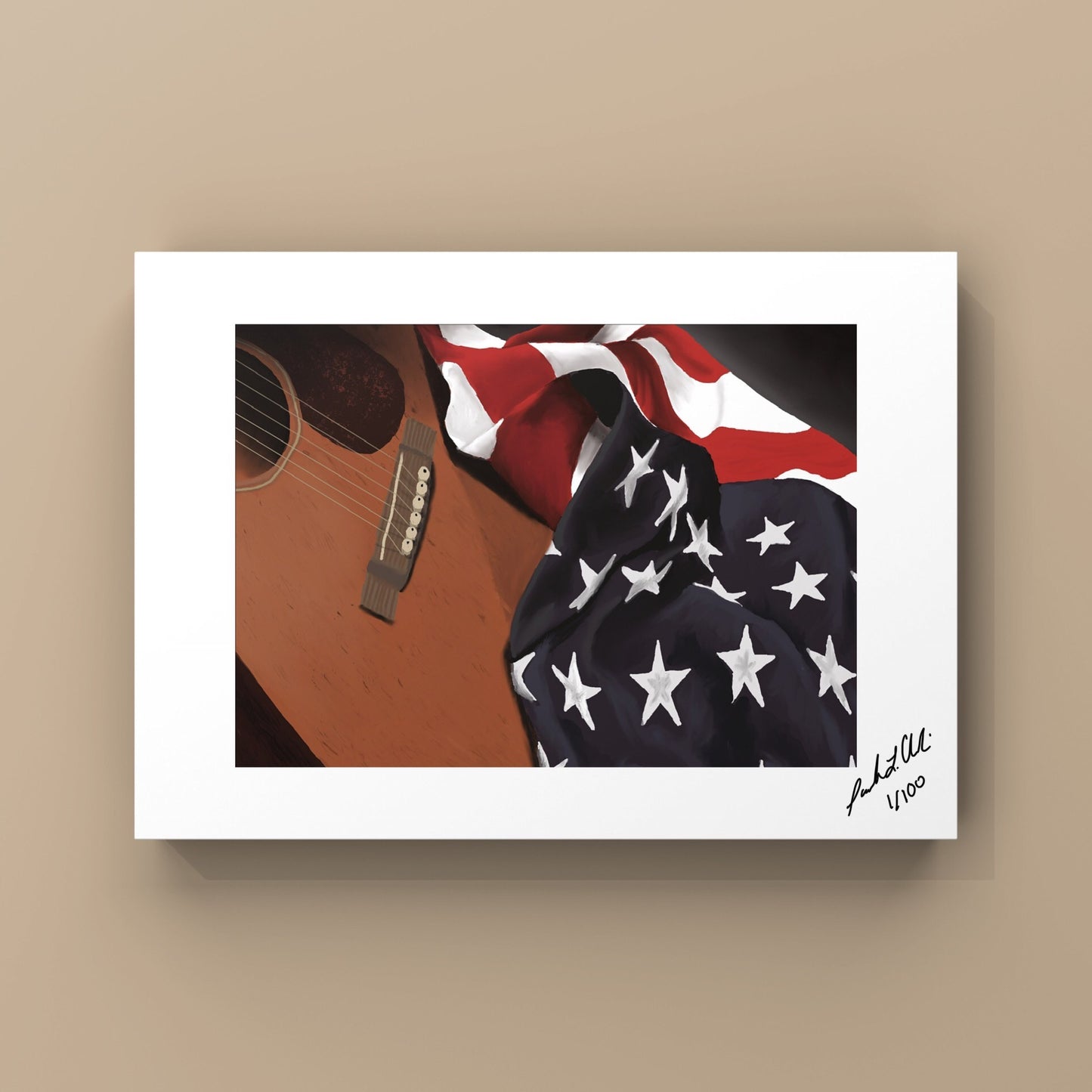 “Patriotic Music”- Digital Art - Photo Print