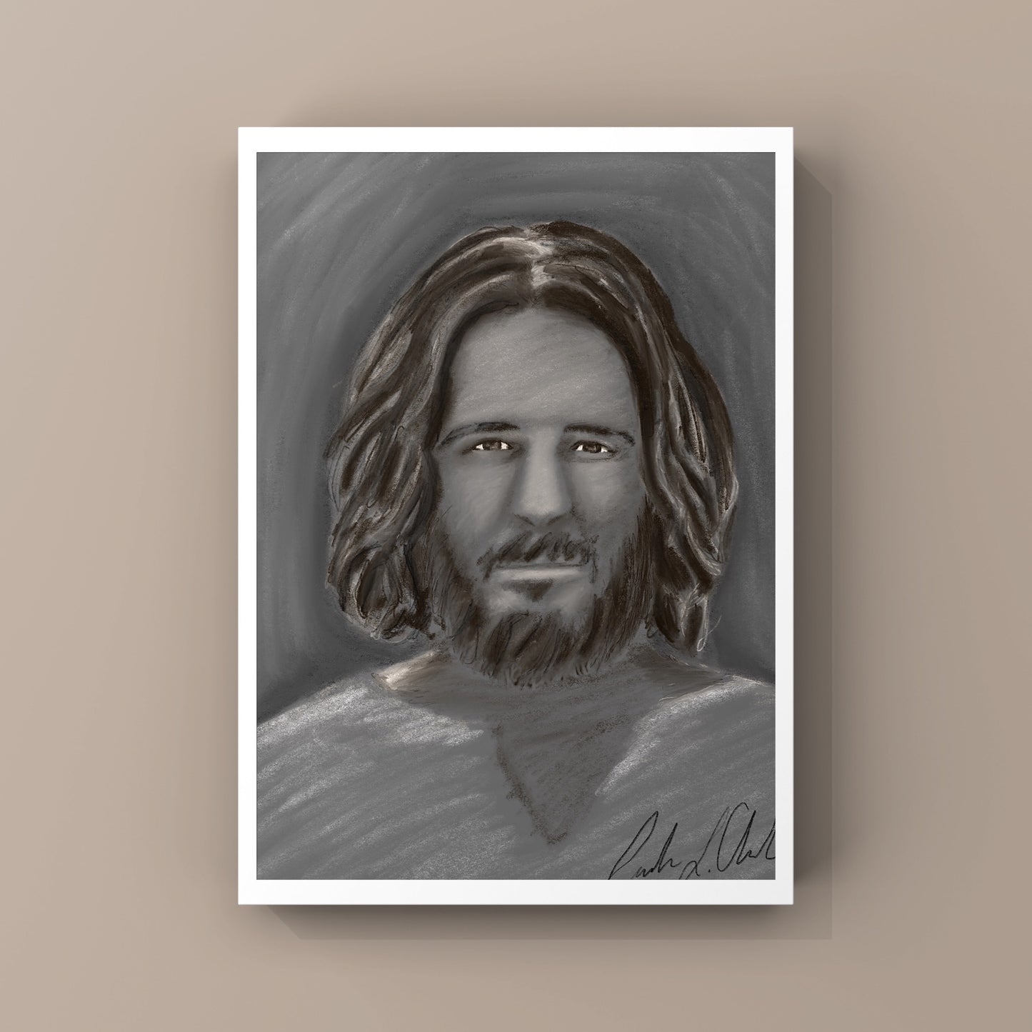 "Jesus from The Chosen" - Digital Art - Photo Print