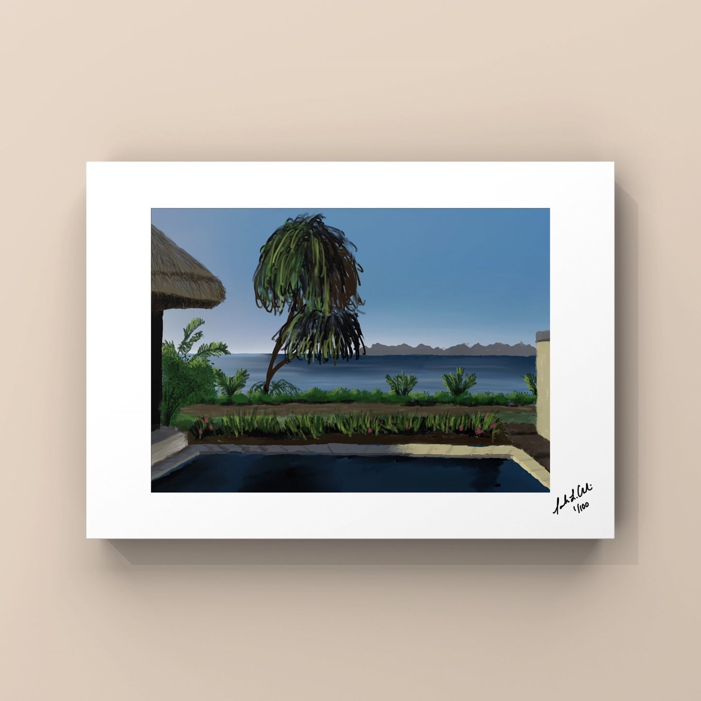 "Fiji Island Oasis" - Digital Art - Photo Print