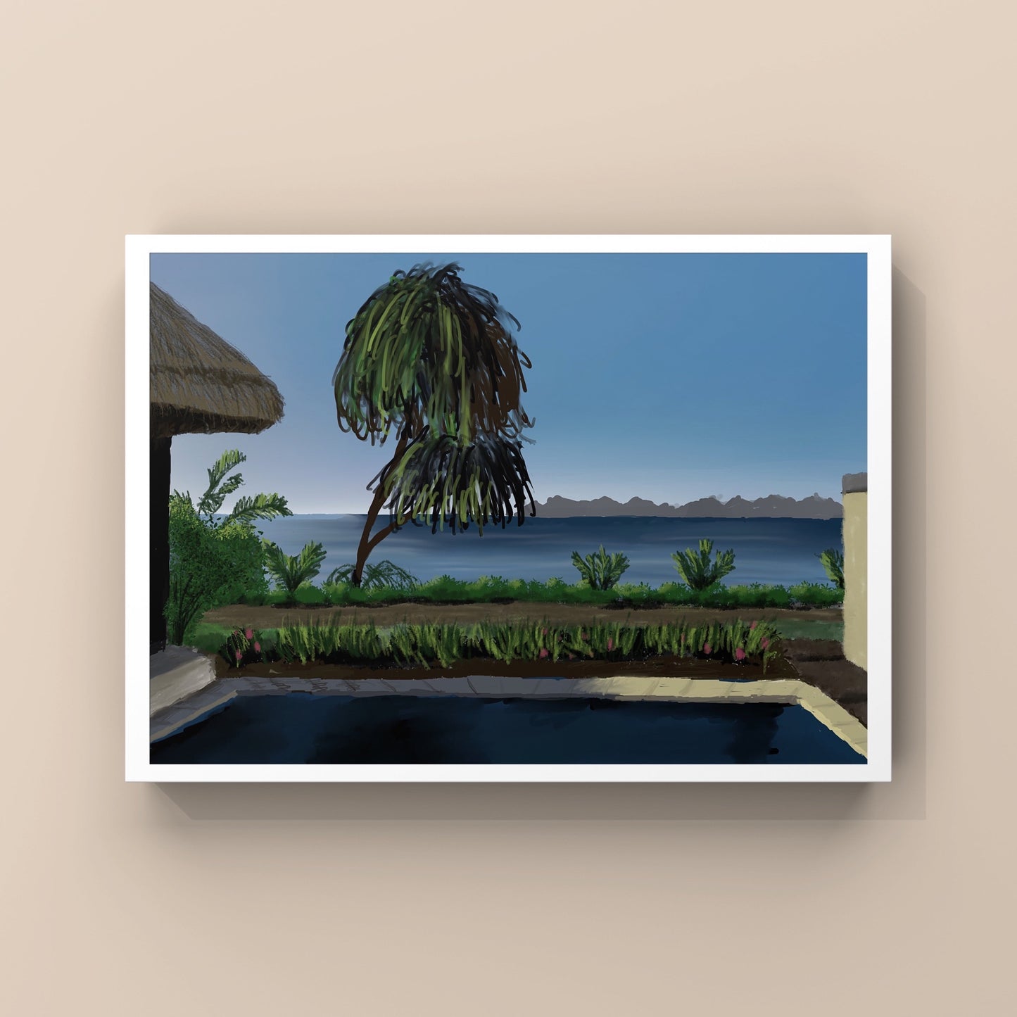 "Fiji Island Oasis" - Digital Art - Photo Print