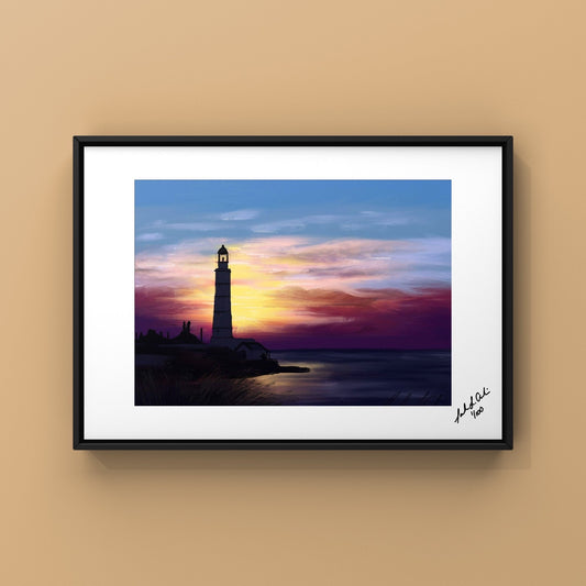 "Sunset Light" - Digital Art - Photo Print