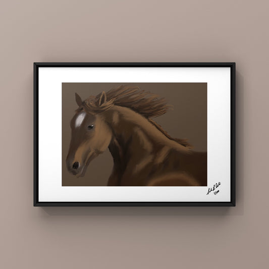 “ Wild Horse”- Digital Art - Photo Print